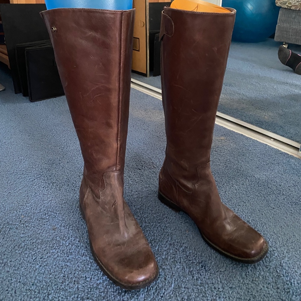Franco Sarto leather boots.